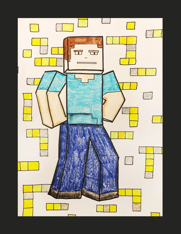 Minecraft – Steve – Coloringbook.pics